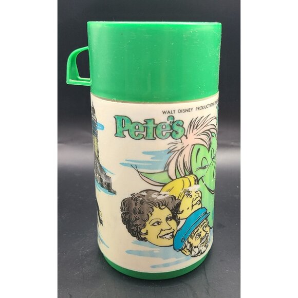 Vintage Disney Aladdin Pete's Dragon Thermos Container Bottle - Picture 1 of 12